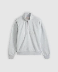 Boxy Quarter Zip Sweatshirt