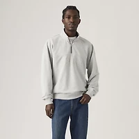 Boxy Quarter Zip Sweatshirt