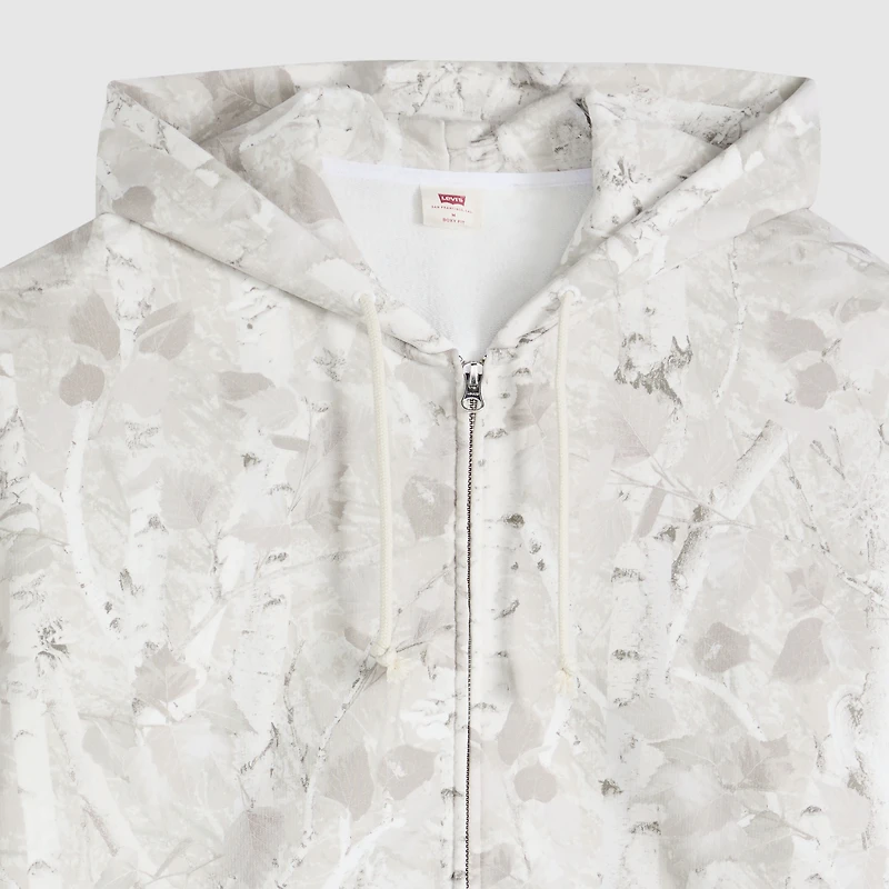 Hayes Boxy Full-Zip Sweatshirt
