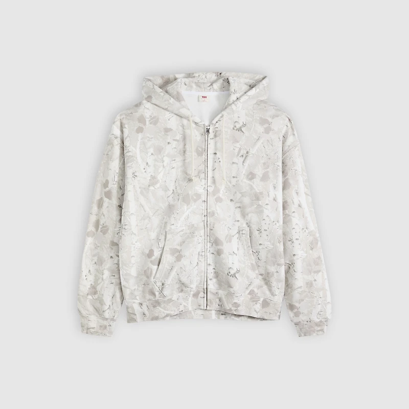 Hayes Boxy Full-Zip Sweatshirt
