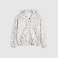 Hayes Boxy Full-Zip Sweatshirt