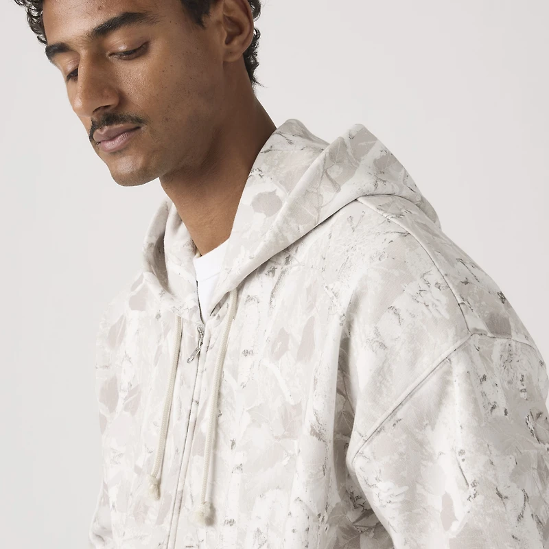 Hayes Boxy Full-Zip Sweatshirt