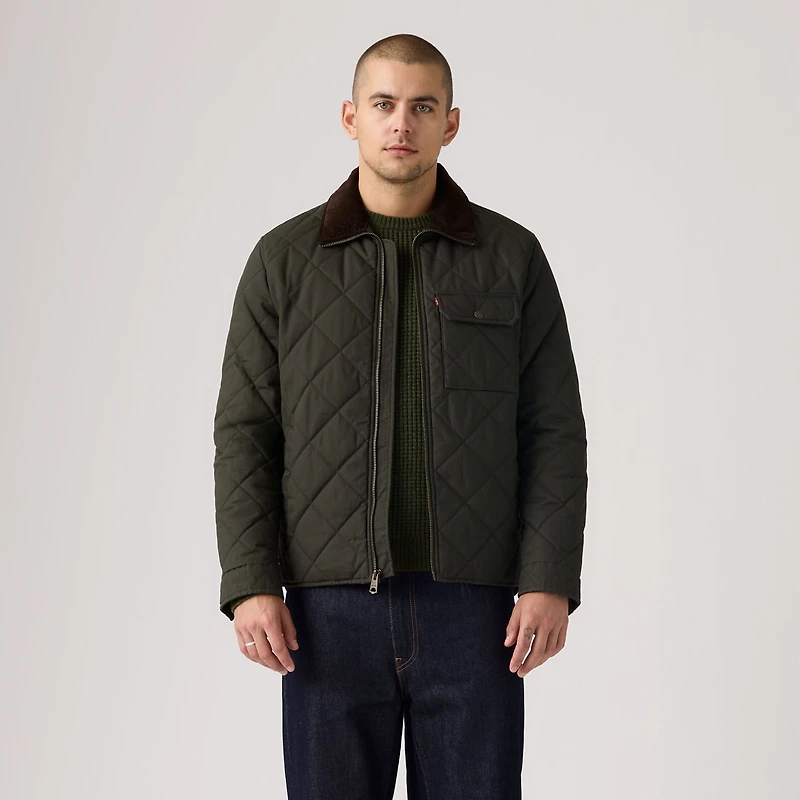 Diamond Quilted Jacket