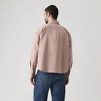 Zandt Long-Sleeve Boxy Garment Dye Shirt