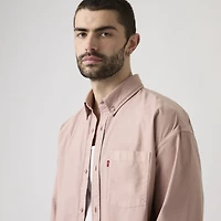 Zandt Long-Sleeve Boxy Garment Dye Shirt