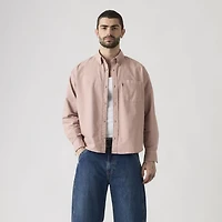 Zandt Long-Sleeve Boxy Garment Dye Shirt