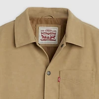 Faux Suede Chore Jacket