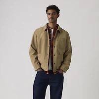 Faux Suede Chore Jacket