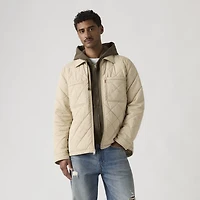 Diamond Quilted Overshirt
