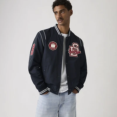 Varsity Patch Bomber