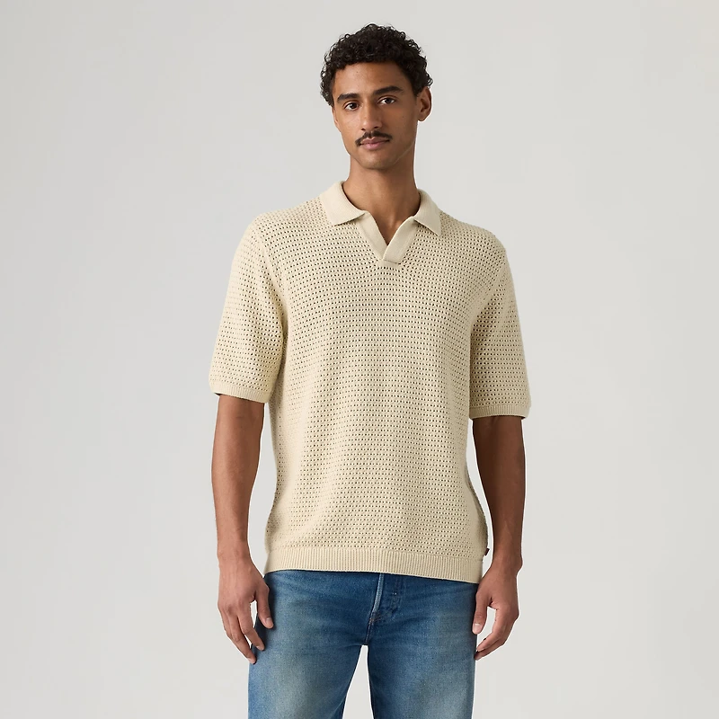 Dillon Open Collar Polo