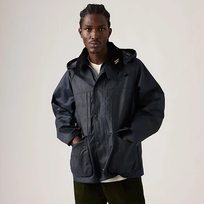Levi's® x Barbour Oversized Bedale Waxed Jacket