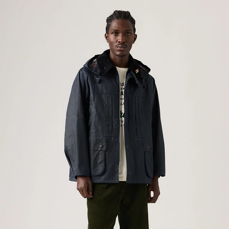 Levi's® x Barbour Oversized Bedale Waxed Jacket