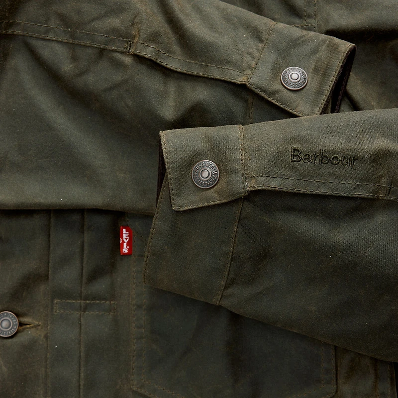 Levi's® x Barbour Type II Waxed Trucker Jacket