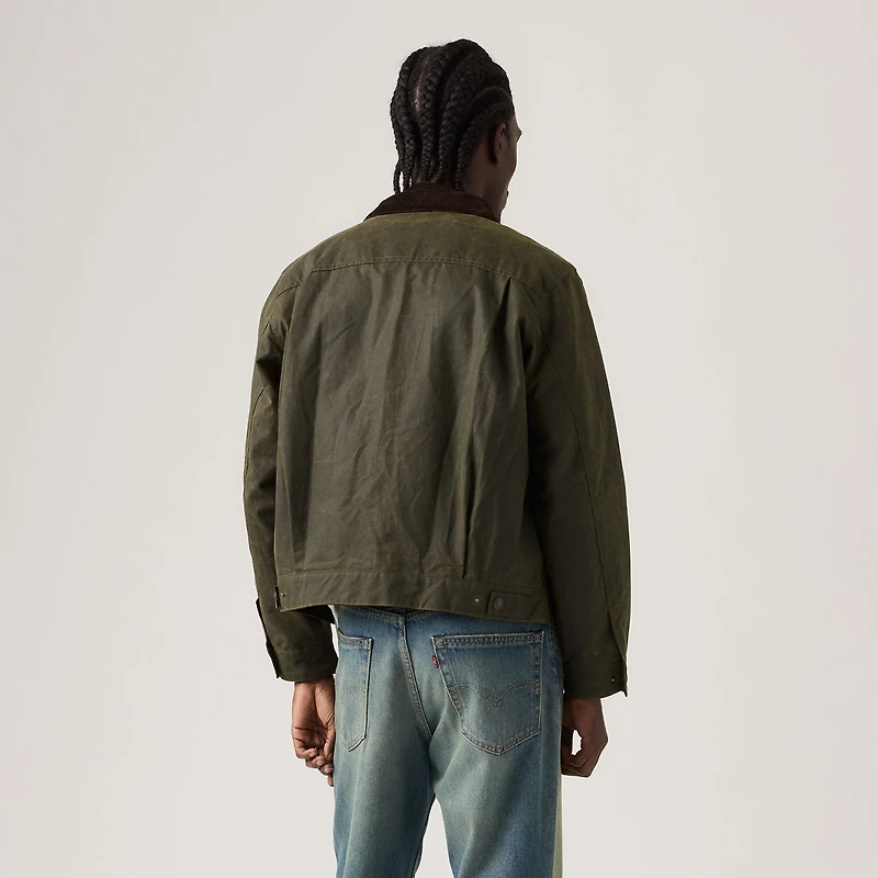 Levi's® x Barbour Type II Waxed Trucker Jacket