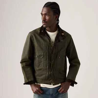 Levi's® x Barbour Type II Waxed Trucker Jacket