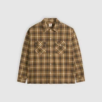 Classic Boxy Western Flannel Shirt