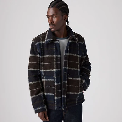 Wool Blend Utility Jacket