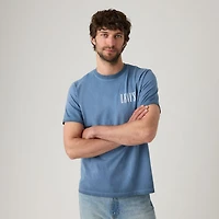 Relaxed Fit Short-Sleeve Distressed T-Shirt