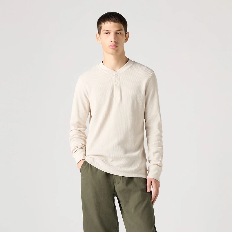 Long Sleeve Thermal Henley