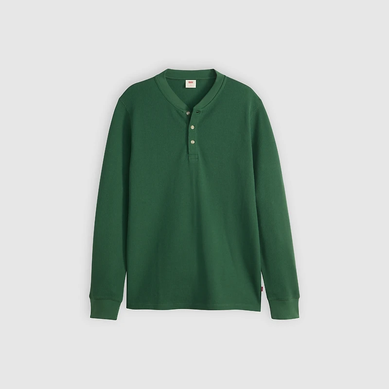 Long-Sleeve Thermal Henley