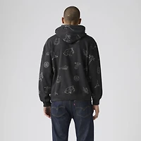 Western Embroidered Hoodie Sweatshirt