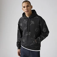 Western Embroidered Hoodie Sweatshirt