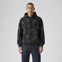 Western Embroidered Hoodie Sweatshirt