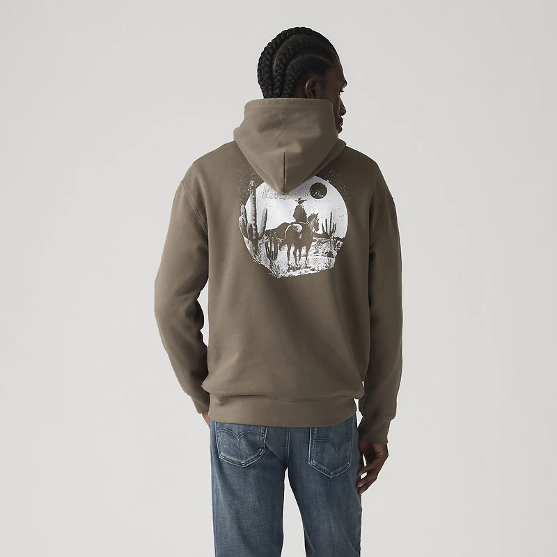 Relaxed Graphic Hoodie Sweatshirt