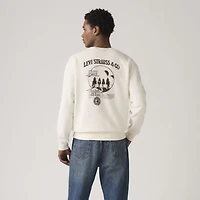 Relaxed Graphic Crewneck Sweatshirt