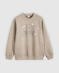 Relaxed Graphic Crewneck Sweatshirt