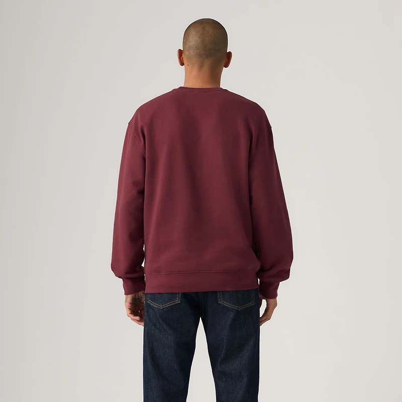 Relaxed Graphic Crewneck Sweatshirt