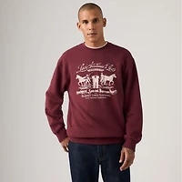Relaxed Graphic Crewneck Sweatshirt