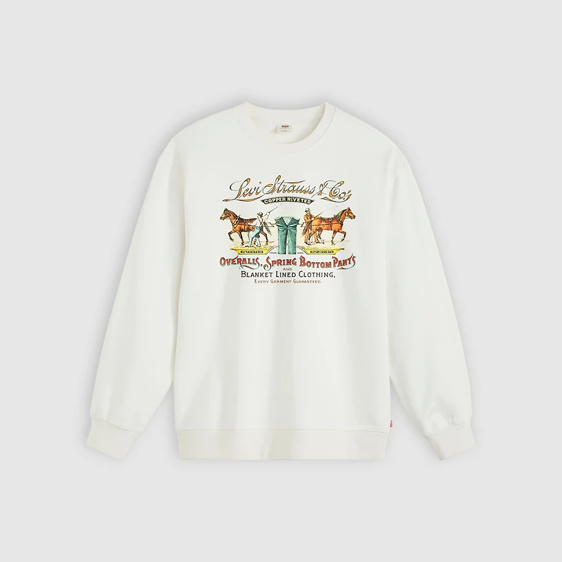 Relaxed Graphic Crewneck Sweatshirt
