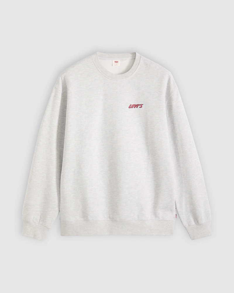 Relaxed Graphic Crewneck Sweatshirt