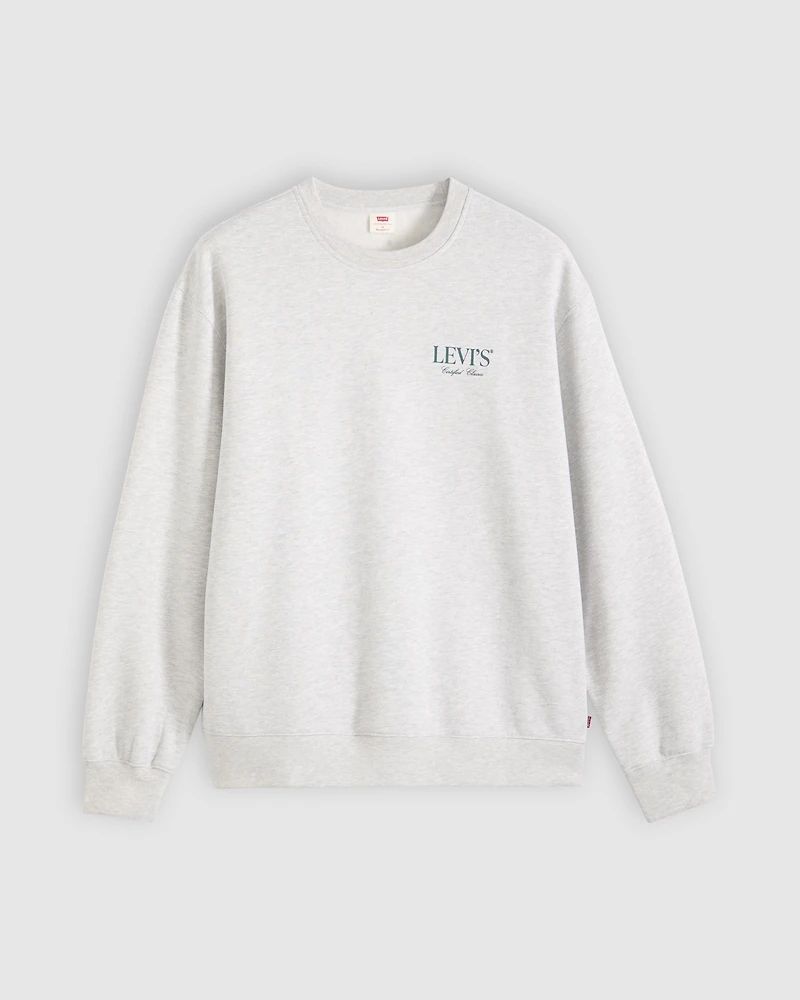 Relaxed Graphic Crewneck Sweatshirt
