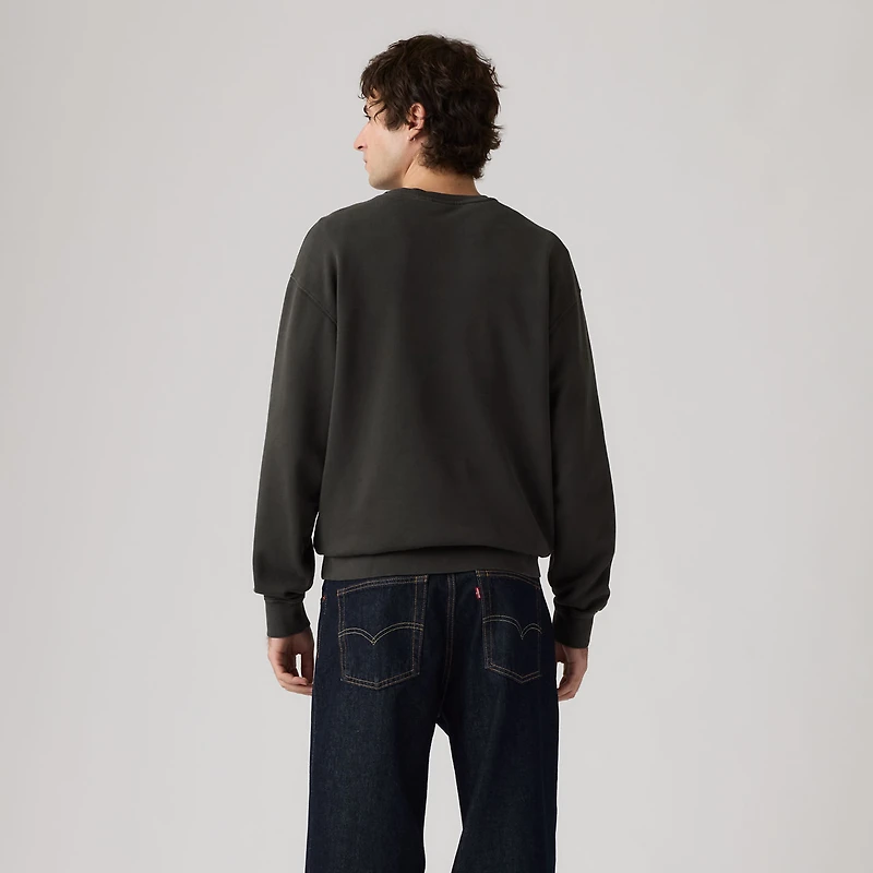 Relaxed Graphic Crewneck Sweatshirt