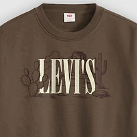 Relaxed Graphic Crewneck Sweatshirt