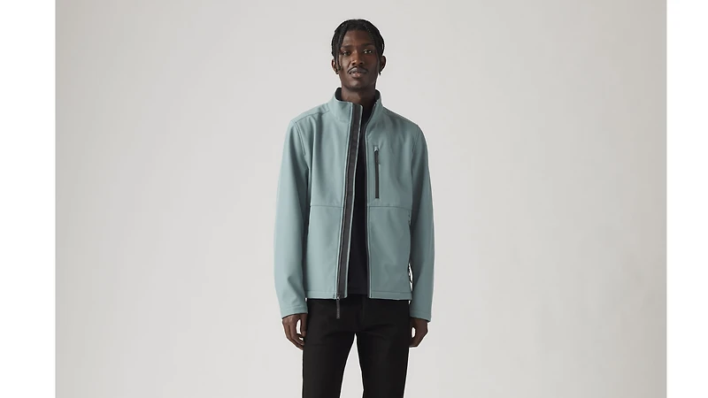 Soft Shell Stand Collar Jacket