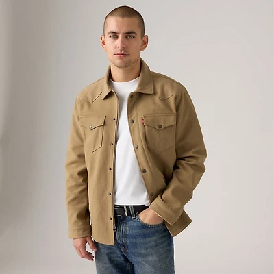 Faux Suede Shacket
