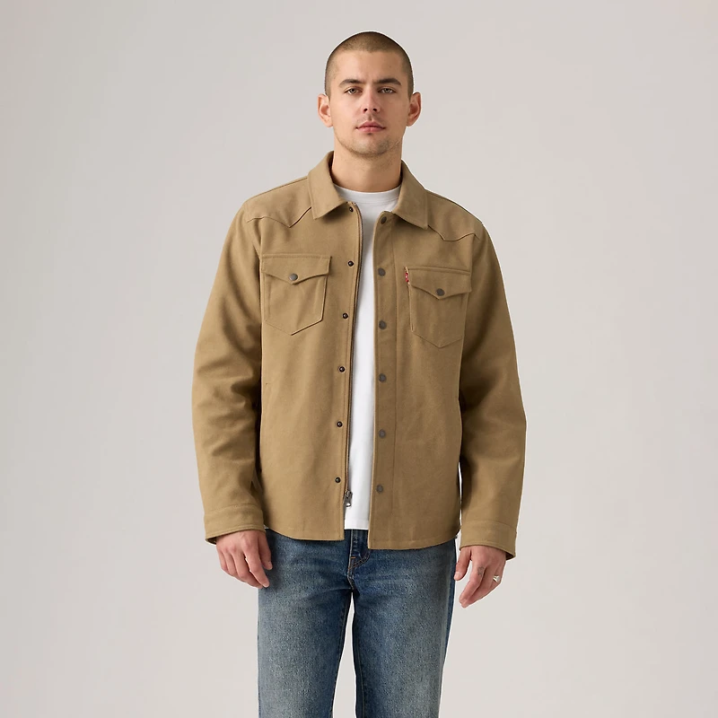 Faux Suede Shacket