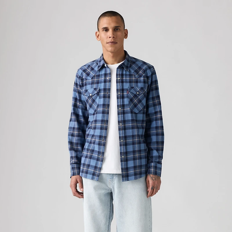 Classic Western Standard Fit Flannel Shirt