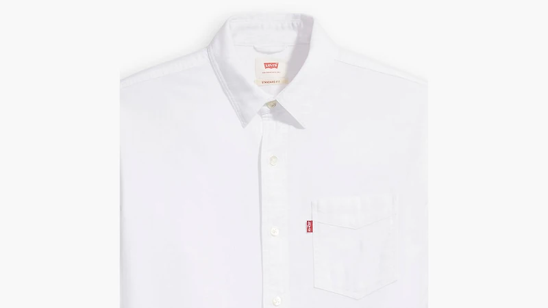 Sunset One Pocket Standard Fit Oxford Shirt