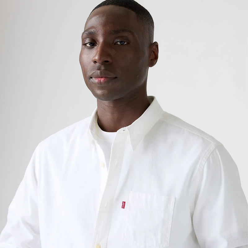 Sunset One Pocket Standard Fit Oxford Shirt