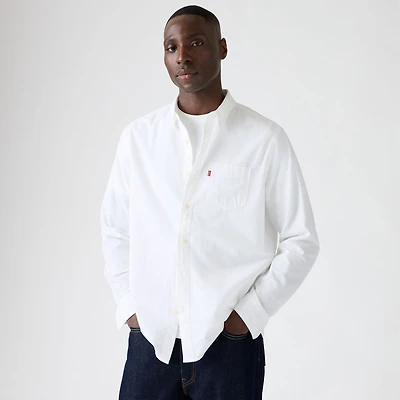 Sunset One Pocket Standard Fit Oxford Shirt