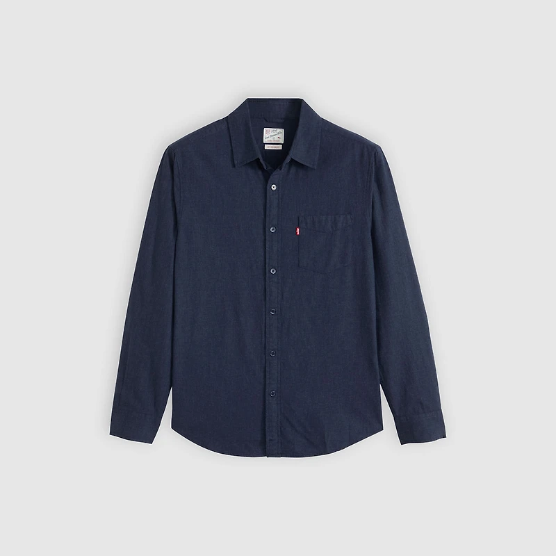 Sunset One Pocket Standard Flannel Fit Shirt