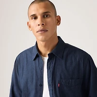 Sunset One Pocket Standard Flannel Fit Shirt