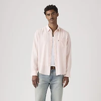 Sunset One Pocket Standard Fit Cotton Linen Shirt