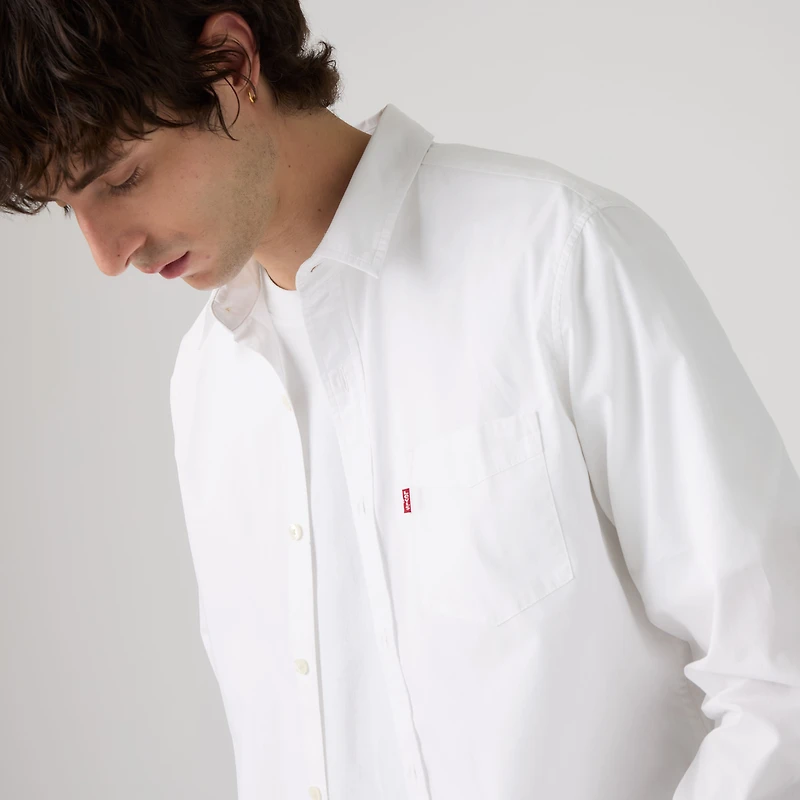Sunset One Pocket Standard Poplin Shirt