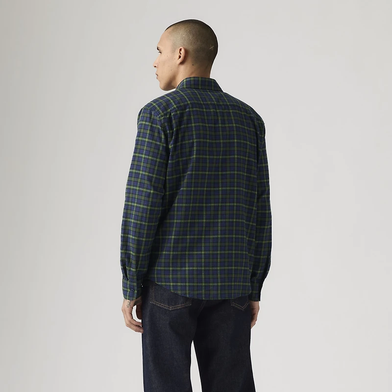 Classic One Pocket Standard Fit Flannel Shirt